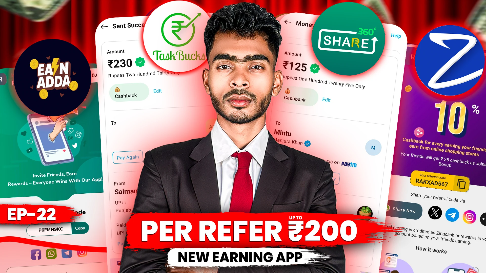 weekly earning offers 2026 payment proof cashback apps india