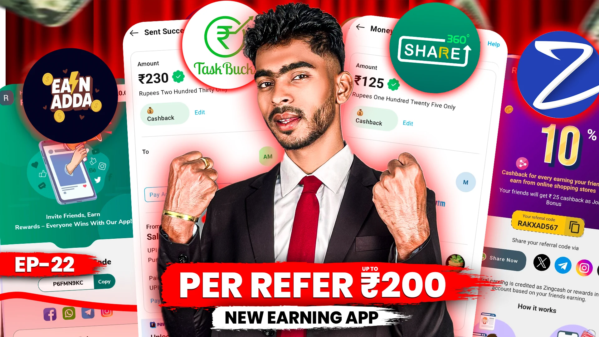 weekly earning offers 2026 payment proof cashback apps india