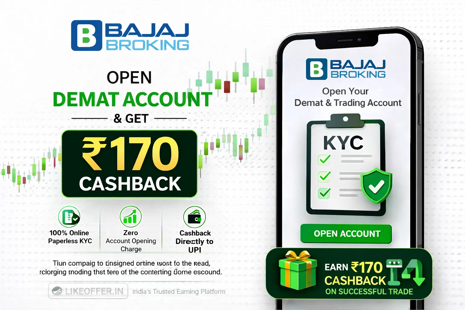 bajaj broking campaign 300 cashback offer