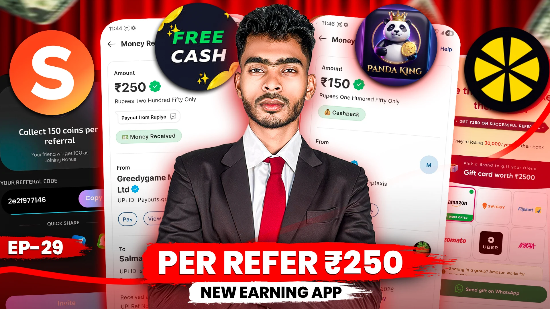 Sunday Offer Episode 29 best refer and earn apps UPI cashback demat offers India 2026
